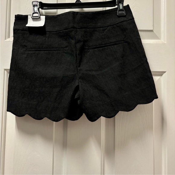 🔖NWT LOFT Black High Waist Scalloped Shorts - Picture 4 of 7